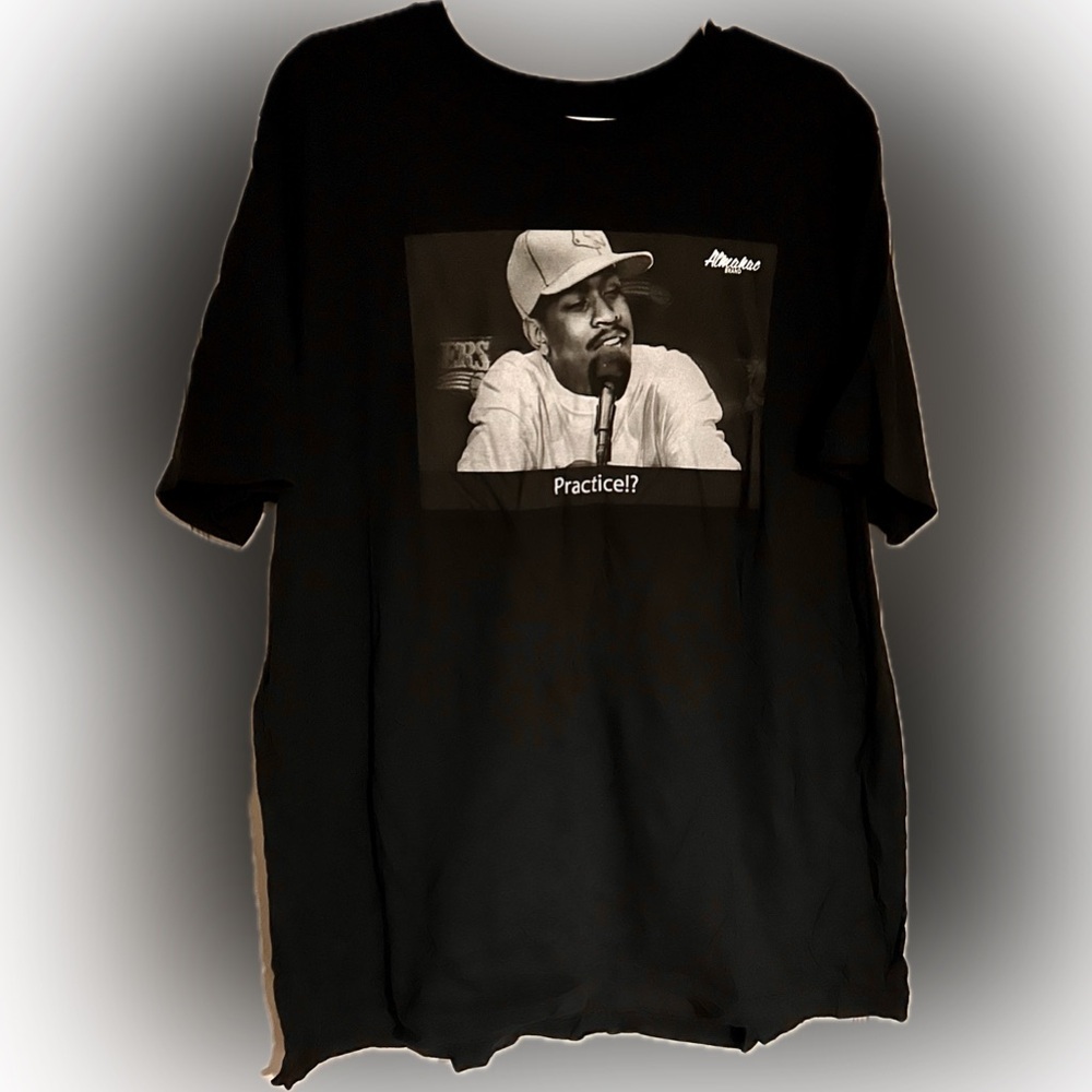 The Almanac Brand Black Practice Tee Mens 3XL Graphic T-Shirt